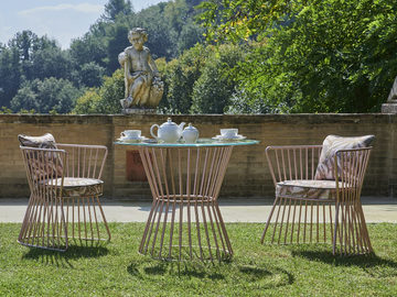 YUCCA CHAIR - Upholstered garden chair by Samuele Mazza Outdoor - view 3